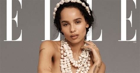 Zoë Kravitz Poses Nude on the Cover of